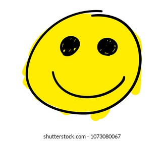 Happy smile icon vector illustration 