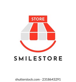 Happy Smile Store Logo Design Idea