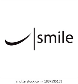 happy Smile vector image logo and symbol