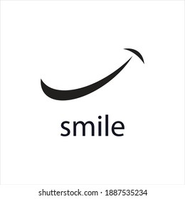 happy Smile vector image logo and symbol