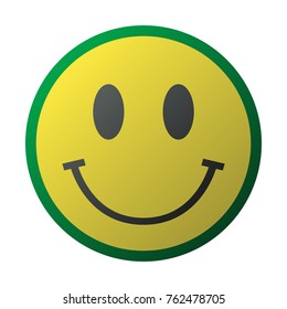 Happy smiley with big eyes.