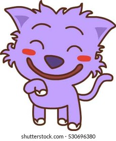 a happy smiley cat