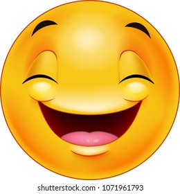 Happy smiley emoticon face
