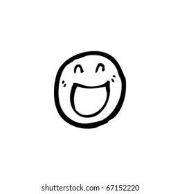 Happy Smiley Face Cartoon