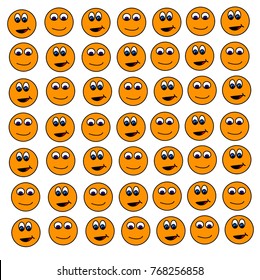 Happy Smiley. Vector illustration.