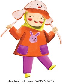 Happy Smiling Girl Joyful Expression Cute Child Character
Ideal for educational content, kids’ books, positive emotion icons, or character elements for children-related themes.
