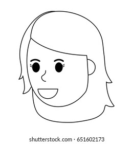 happy smiling woman icon image 