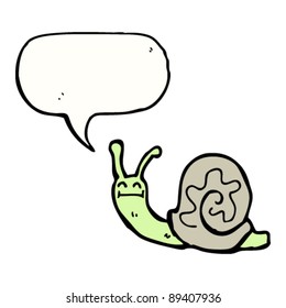 happy snail cartoon