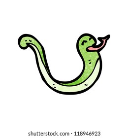 happy snake cartoon