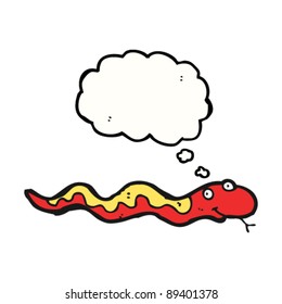 happy snake cartoon