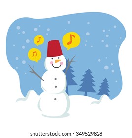 happy snowball singing
