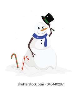 happy snowman