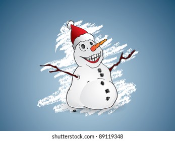 Happy snowman