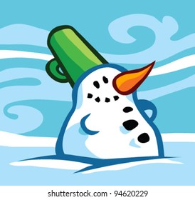Happy snowman