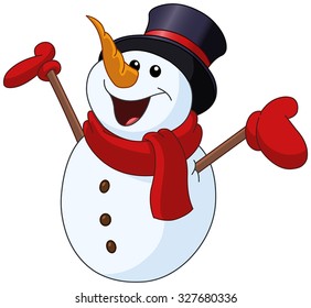 Cartoon Snowman Images Stock Photos Vectors Shutterstock