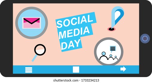 Happy Social Media Day Landscape