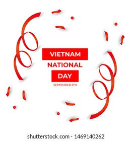 Happy Socialist Republic of Vietnam National Day Vector Design Template Illustration