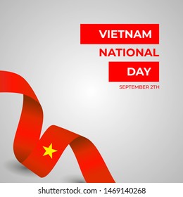 Happy Socialist Republic of Vietnam National Day Vector Design Template Illustration