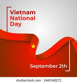 Happy Socialist Republic of Vietnam National Day Vector Design Template Illustration