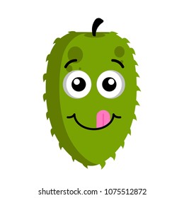 Happy soursop emoticon