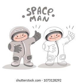 Happy spacemen