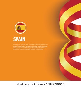 Happy Spain Independence Day Vector Design Illustration Template.