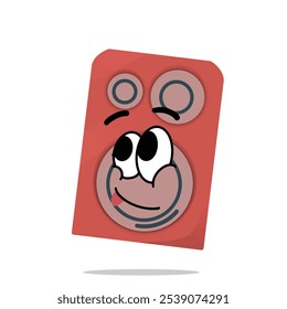 happy speaker mascot illustration. fun and playful concept. hobby, interest, lifestyle, song, singer, sound, and music themes