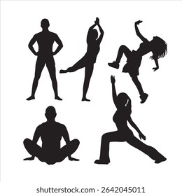 Happy sport silhouette good use for symbol