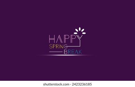 Happy spring break wallpapers and backgrounds you can download and use on your smartphone, tablet, or computer.