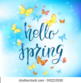 Happy spring card