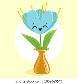 Happy spring flower