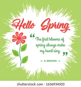 Happy spring time vector designs
