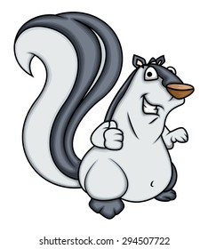 Happy Squirrel Showing Thumbs Up