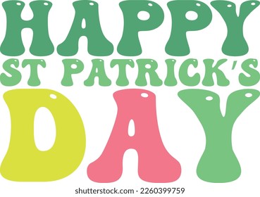 Happy St Patrick’s day Best T-shirt Design for St.Patrick's Day Retro SVG in 2023