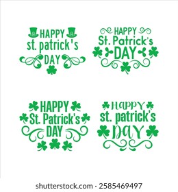 Happy St. Patrick’s Day, hand drawn lettering, typography t shirt design