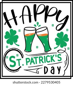 Happy st. patrick’s day t-shirt design