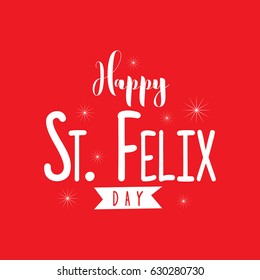 Happy ST. Felix Logo Vector Template