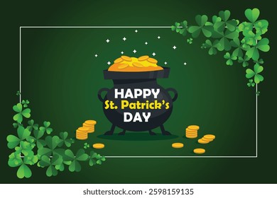happy st patrick day background