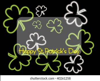 happy st patrick day background, vector illustration
