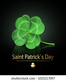 Happy St. Patrick day, poster, greeting card, background. Vector illustration.