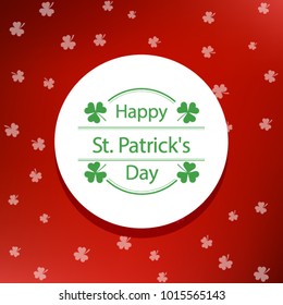 Happy St. Patrick's day background