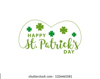 Happy St. Patrick's Day Background Vector 