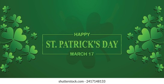 Happy ST Patrick's day background vector art