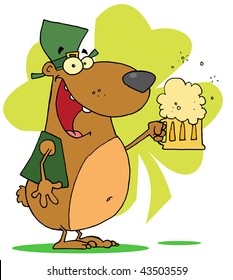 Happy St Patrick's Day Bear