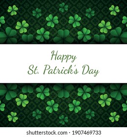 Happy St. Patrick's Day with beer, hat, and golden coins