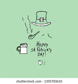 Happy St. Patrick's Day card.