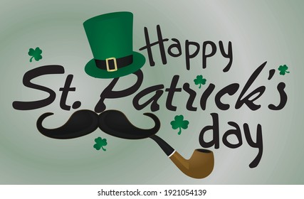 Happy St. Patrick's day card. vector illustration