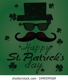 Happy St. Patrick's day card. vector illustration