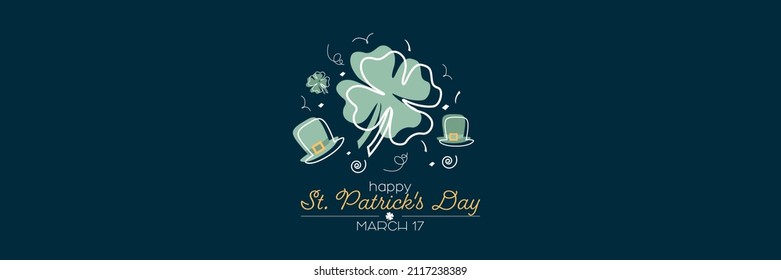 Happy St. Patricks Day card. 