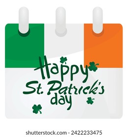 Happy St. Patrick's day card. vector illustration